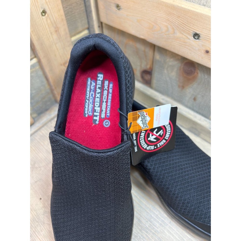 US9.5 Skechers Work Marsing SR Women's Shoes Slip Resistant Memory Foam Slip On - Picture 2 of 7